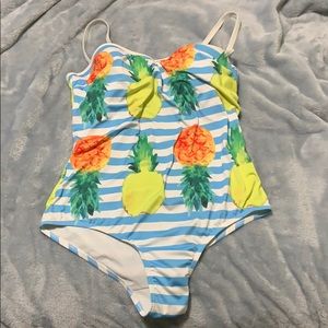 ModCloth Pineapple Swimsuit